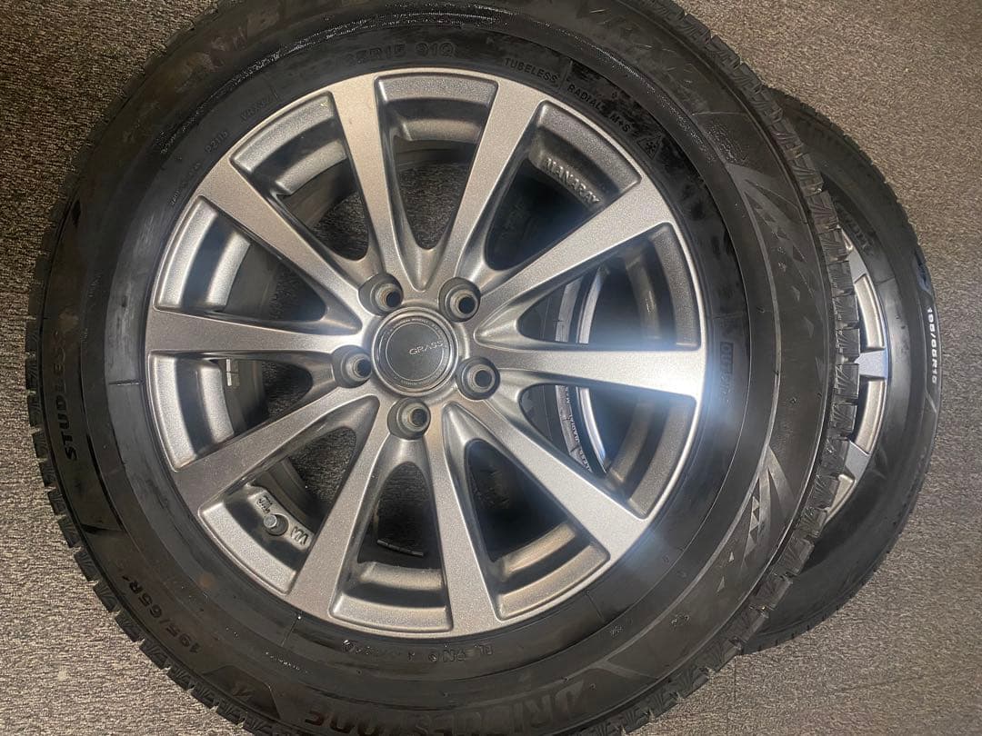 Time　1/4 ブリヂストンレスタイヤ 195/65R15