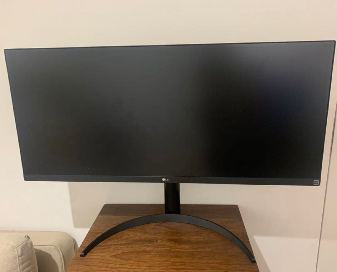 LG 34WP550-B 34インチ　ウルトラワイドモニター 曲線スタンド付