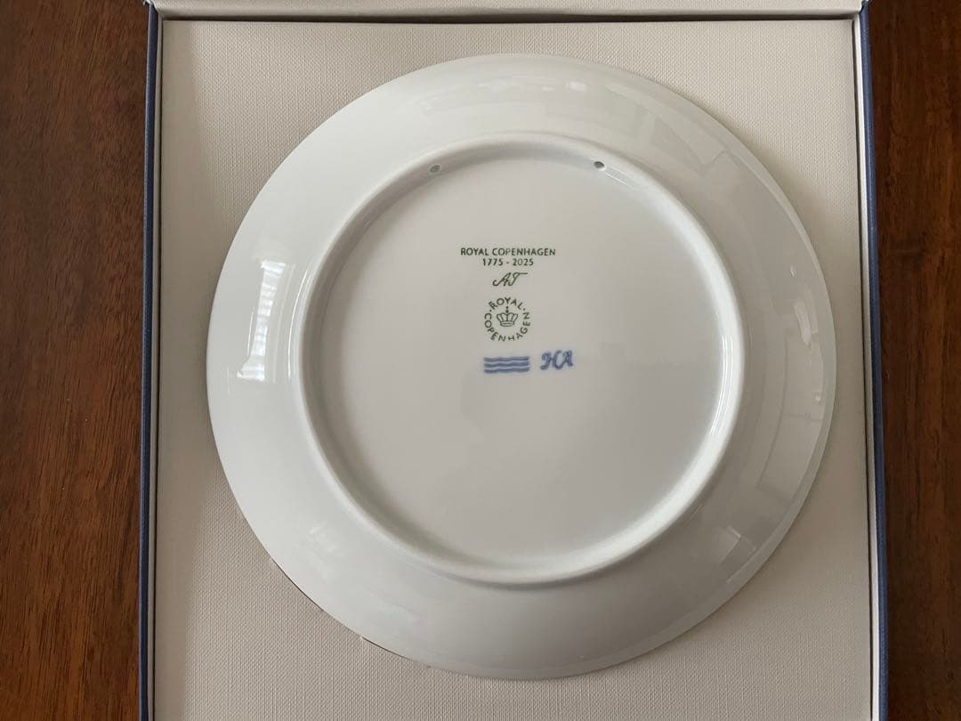 ロイヤルコペンハーゲン　250周年記念プレート