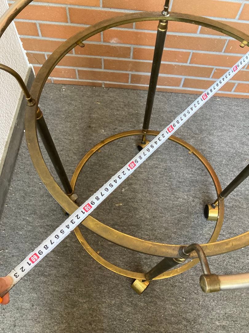 キッチンワゴン　ガーデニング雑貨アンティーク　フラワースタンド　ジャンクガーデン