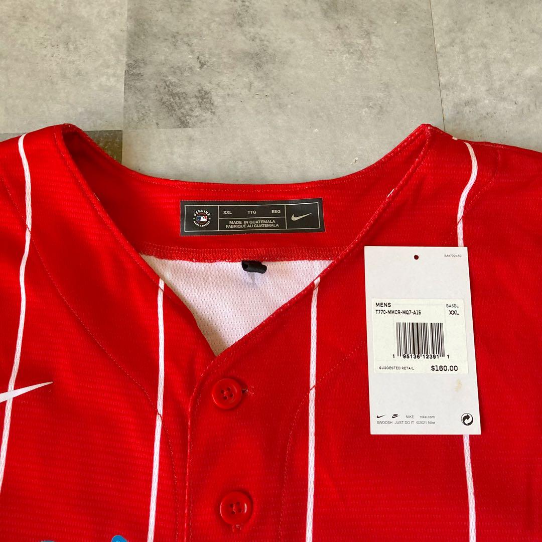 nike マーリンズ　ユニフォーム MLB 正規品　XXL シティコネクト