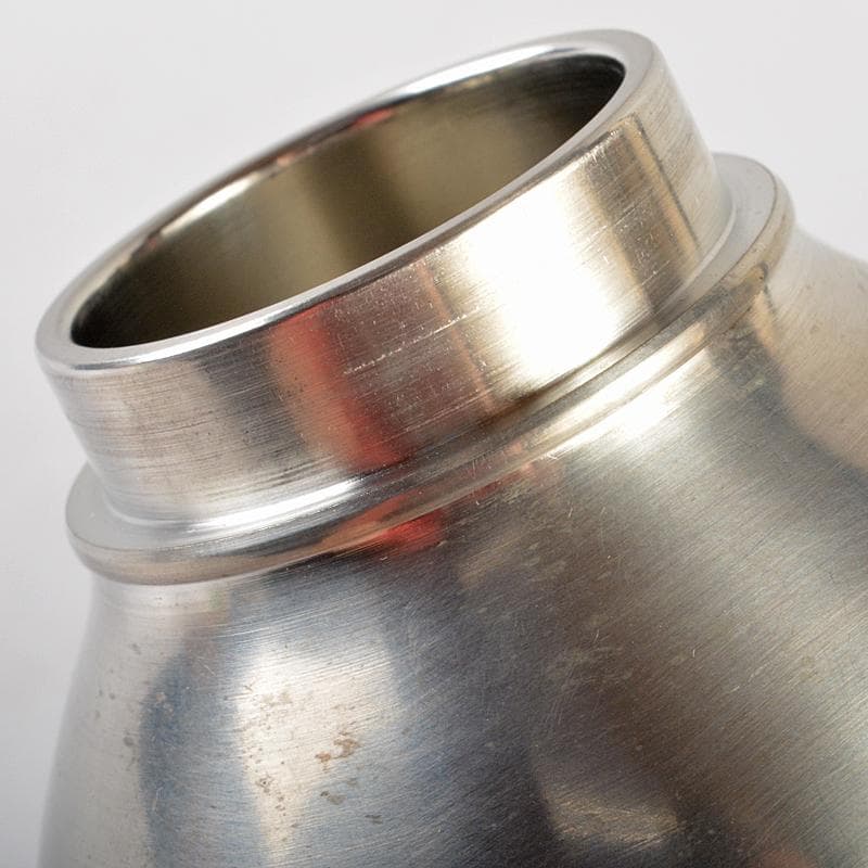 煎茶道具　静寿居蔵苑造　純錫　貞式茶入　約231g　共布共箱　D　R6041