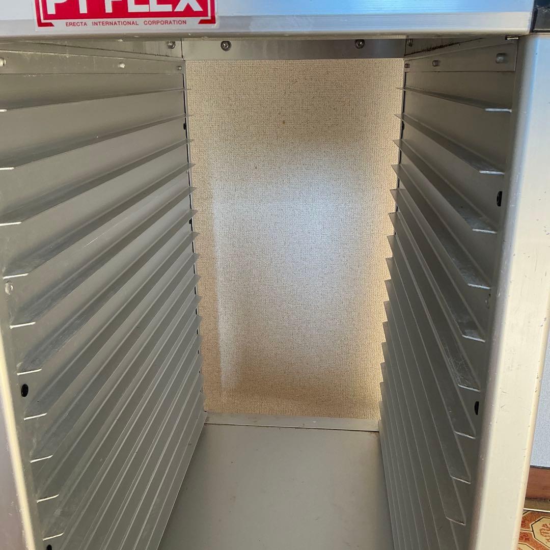 【業務用】PT FLEX アルミトレイラック キャスター付 15段 耐荷重200