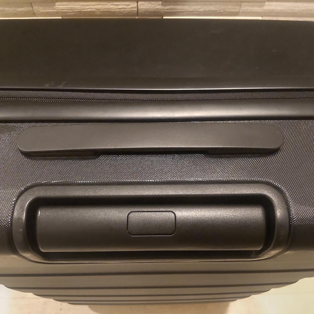 無印良品 バーの高さを自由に調節できる キャリーケース 63L ブラック