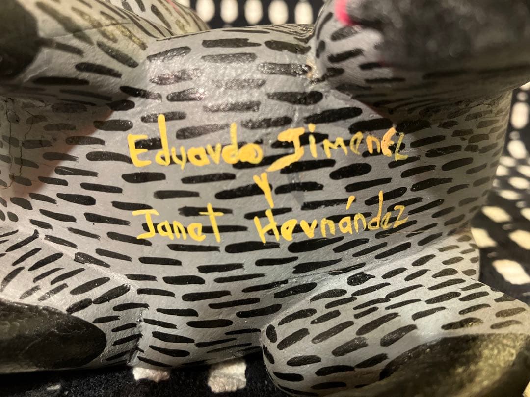 メキシコ オアハカ ウッドカービング アライグマ エドゥアルド・ヒメネス