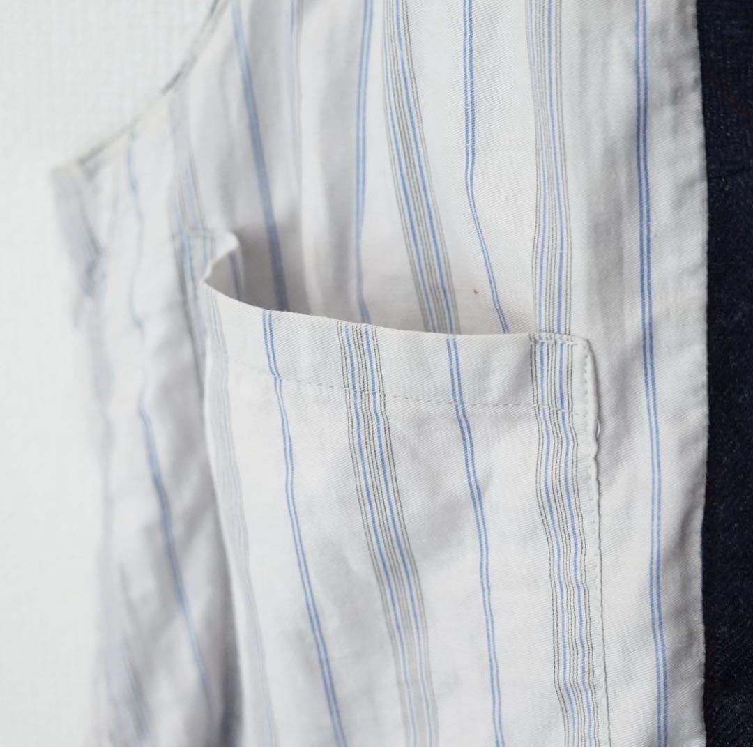 【希少】20s 30s ヴィンテージ フランス製ウールベスト 針刺しシンチバック