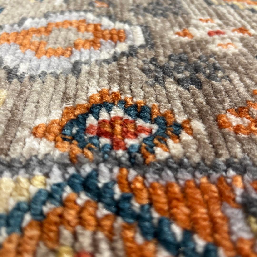 新品☆玄関マット ヴィンテージ風 ラグ キリム柄 ウィルトンラグ カーペット