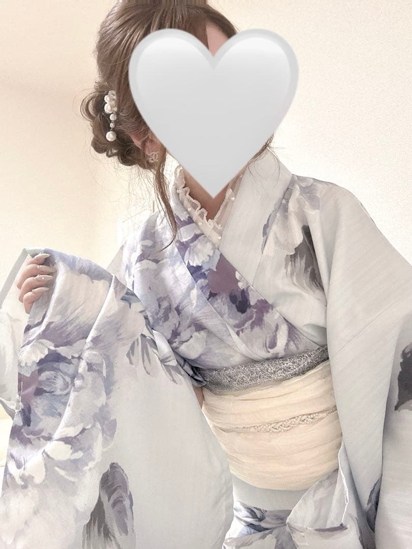 sugar♡浴衣＋帯＋髪飾り＋下駄