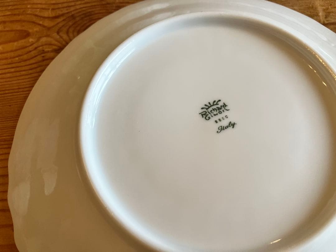 mi♡ジノリ　ベッキオホワイト　スープカップアンドソーサー×2