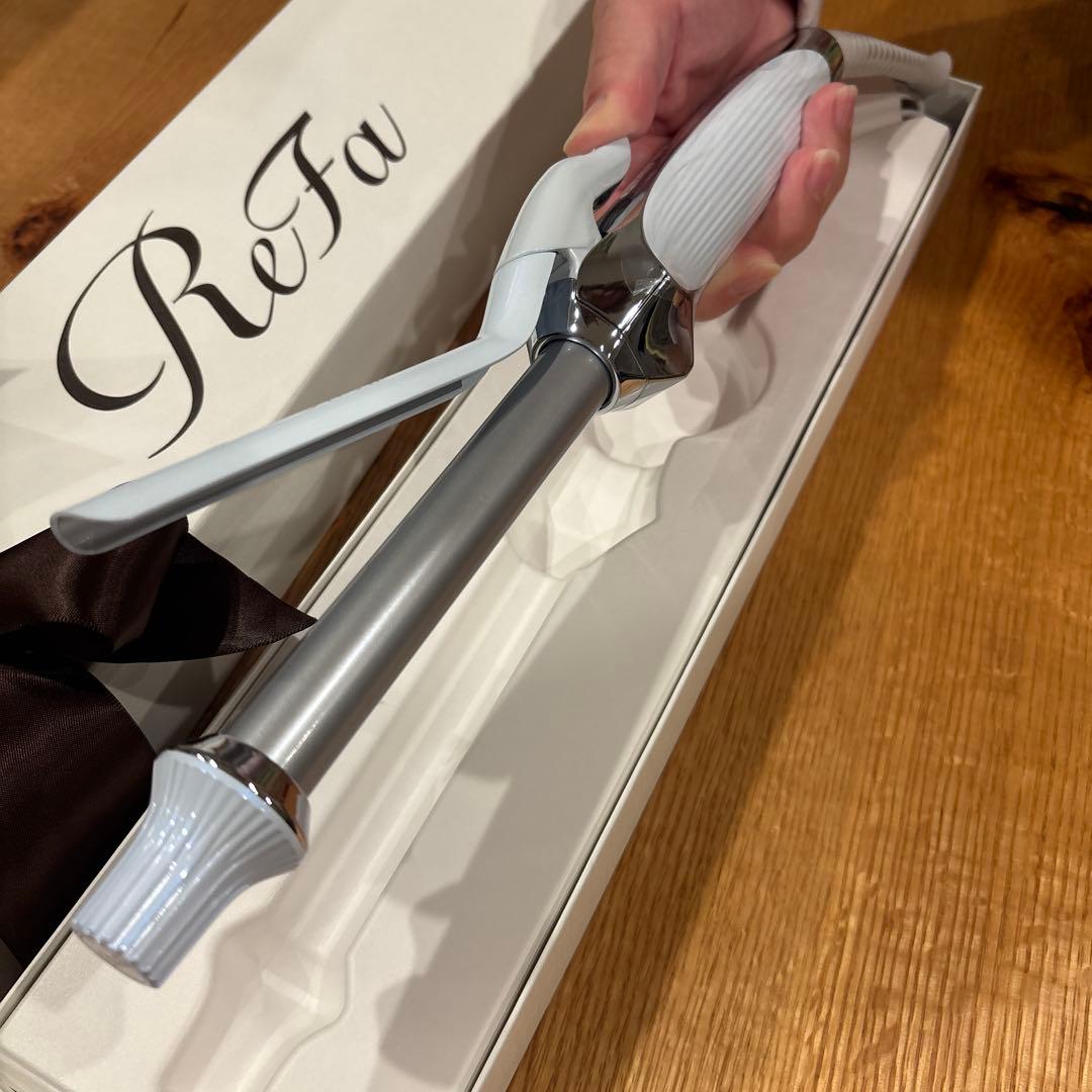 ReFa カールヘアアイロン ホワイト/シルバー