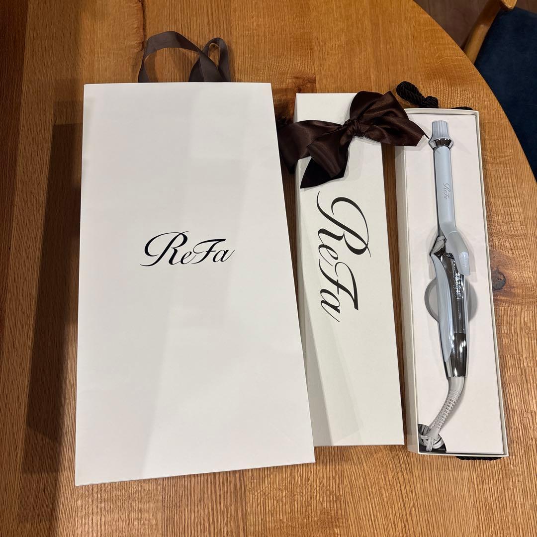 ReFa カールヘアアイロン ホワイト/シルバー