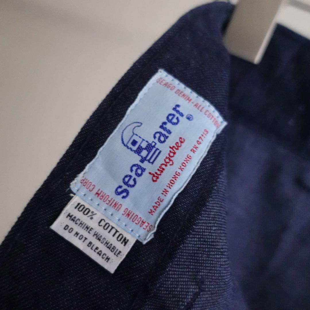 1970s USNavy Seafarer デニムセーラーパンツ　巻きパンNOS