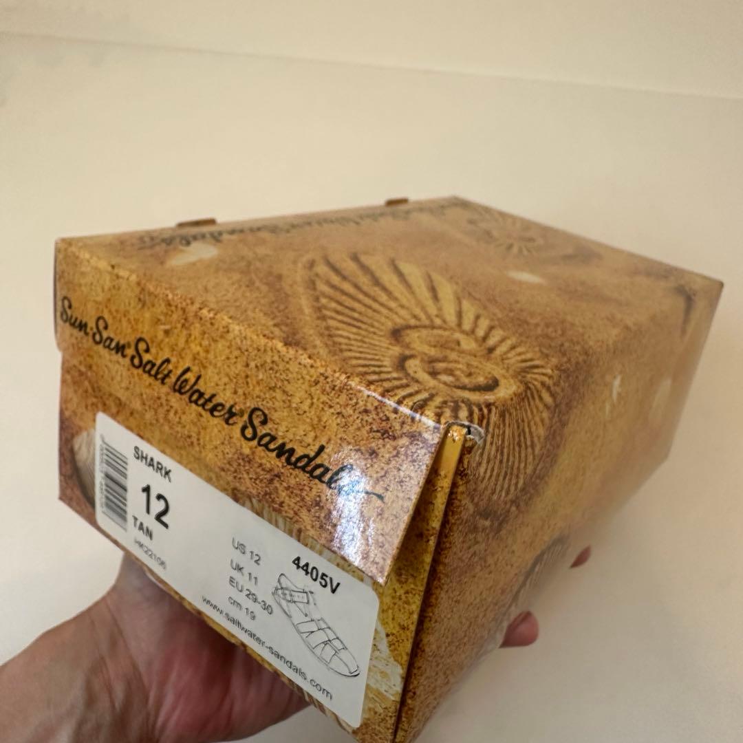 【新品】shark tan size12 ソルトウォーター saltwater