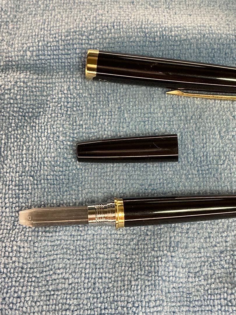 シナモンElite エリート 万年筆 14K刻印あり ブラック 現状品