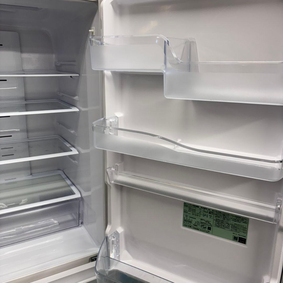 580日立　24年製　大型冷蔵庫　300L以上　自動製氷　小型　右開き　ホワイト