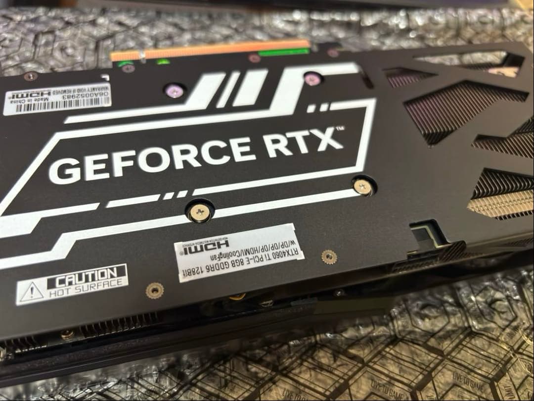 GG-RTX4060Ti-E8GB/OC/DF ベンチ測定結果有