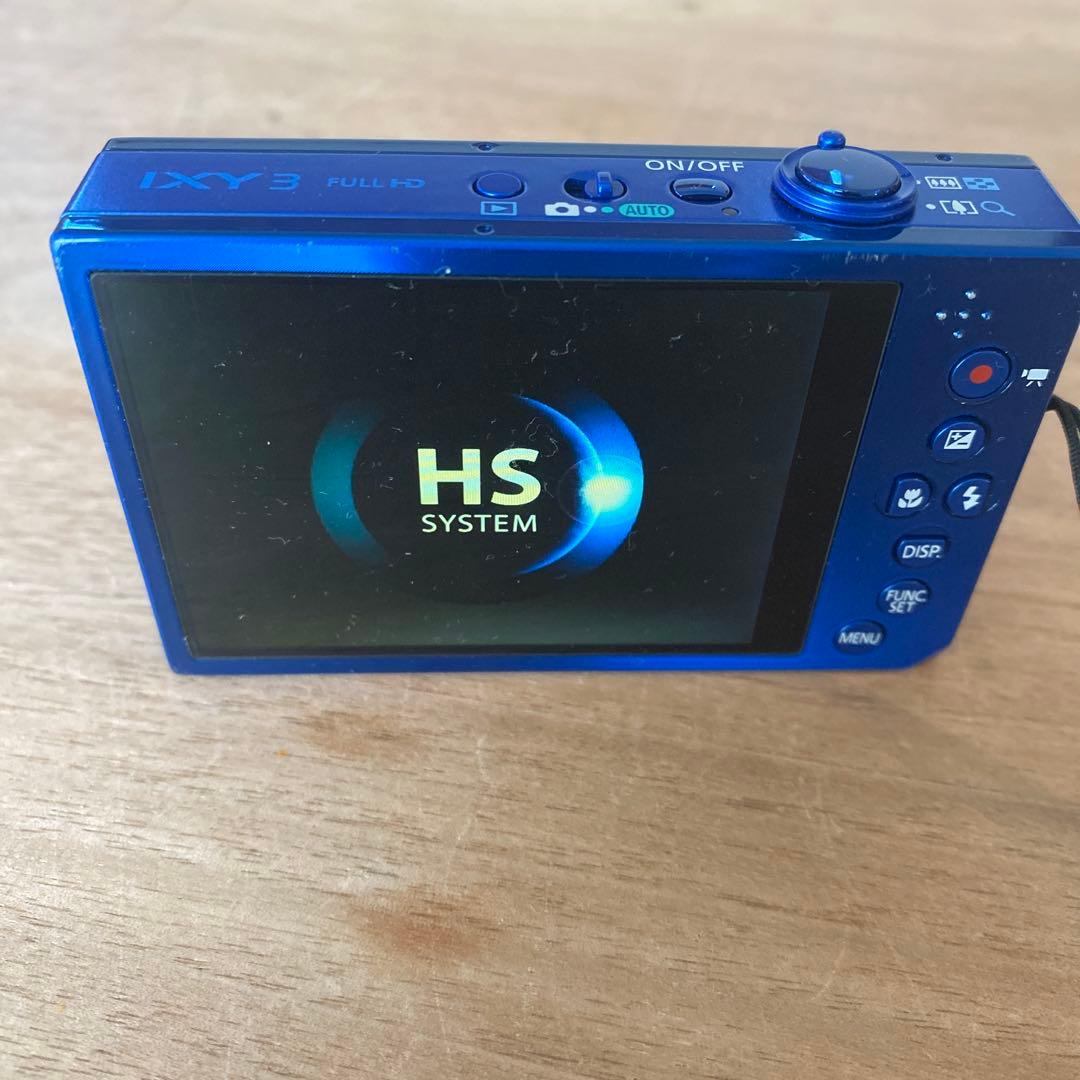 【美品】Canon IXY 青色 コンパクトデジタルカメラ PC1736