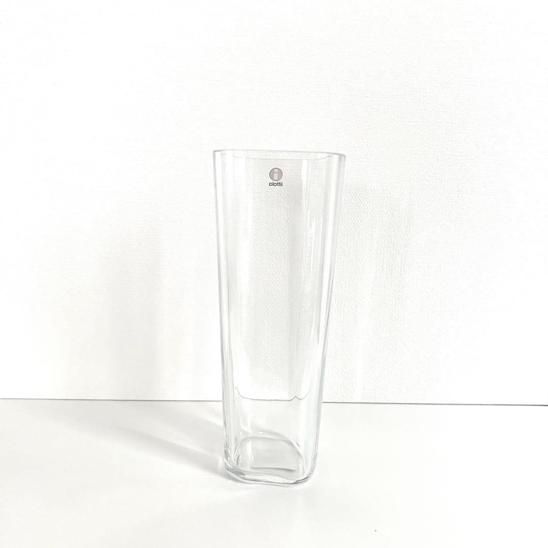 新品未使用品 イッタラ アルヴァアアルト ベース180花瓶 クリア