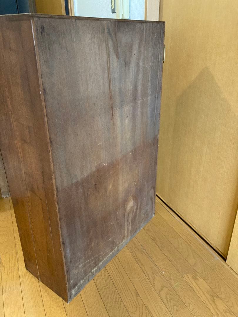 木製本棚 古家具 アンティーク 食器棚