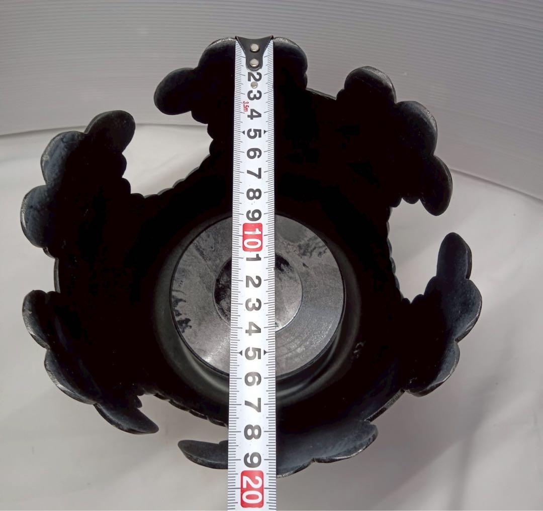 池坊 御玄猪 芳幸造 華道 花道具 生け花 薄端 花器 花瓶 唐金製 銅合金