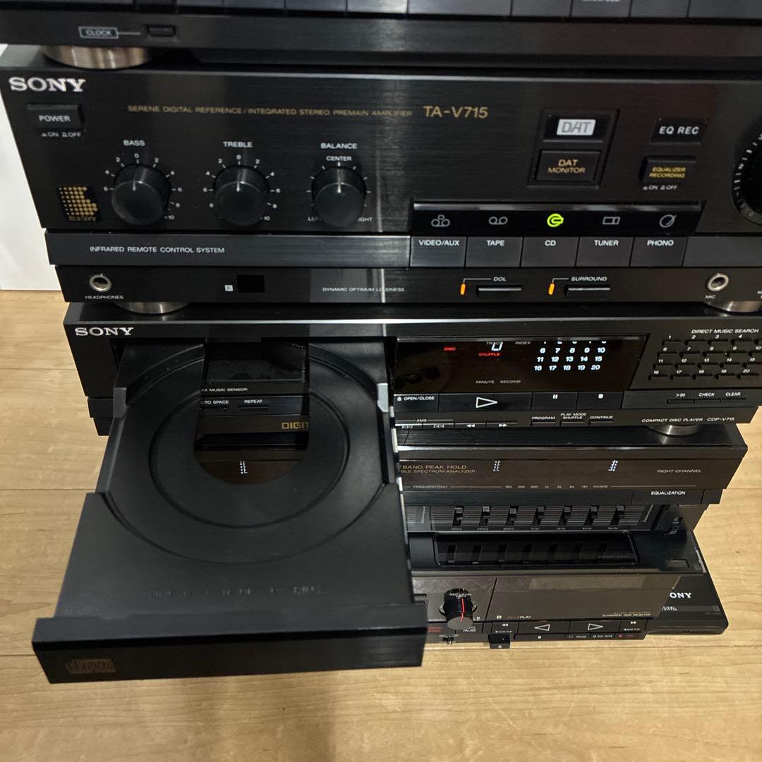 ソニー 希少上位　Liberty システムコンポ V715 セットです　動作ok