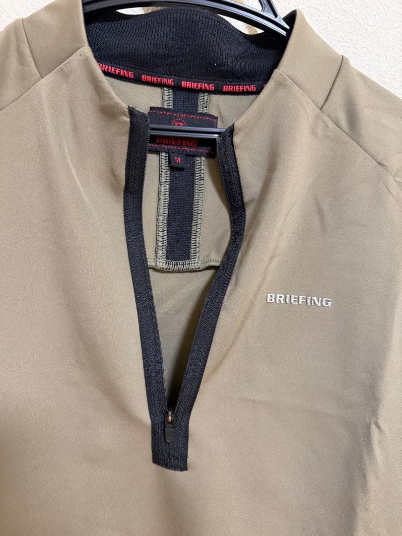 BRIEFING ハーフジップシャツ