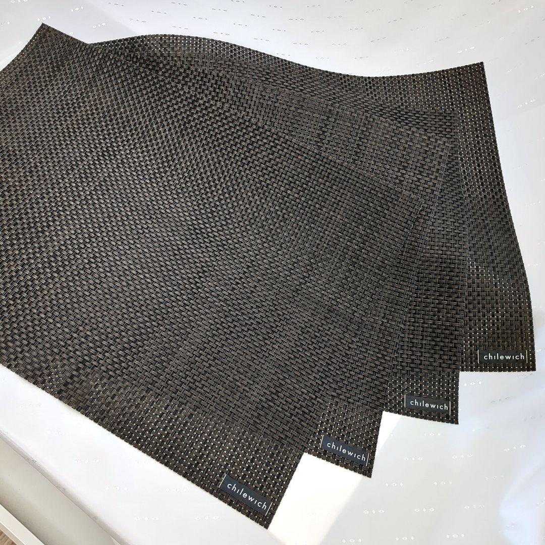 chilewich ダークブラウン ランチョンマット 4枚セット　①