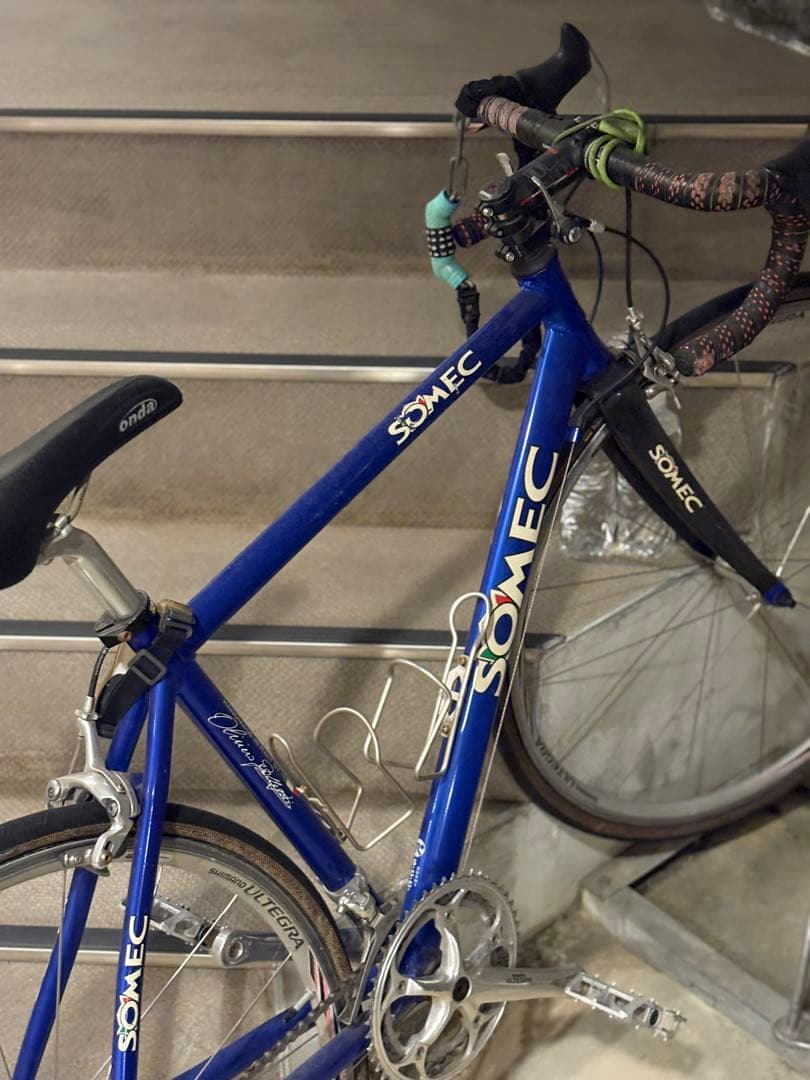 SOMEC 青 ロードバイク