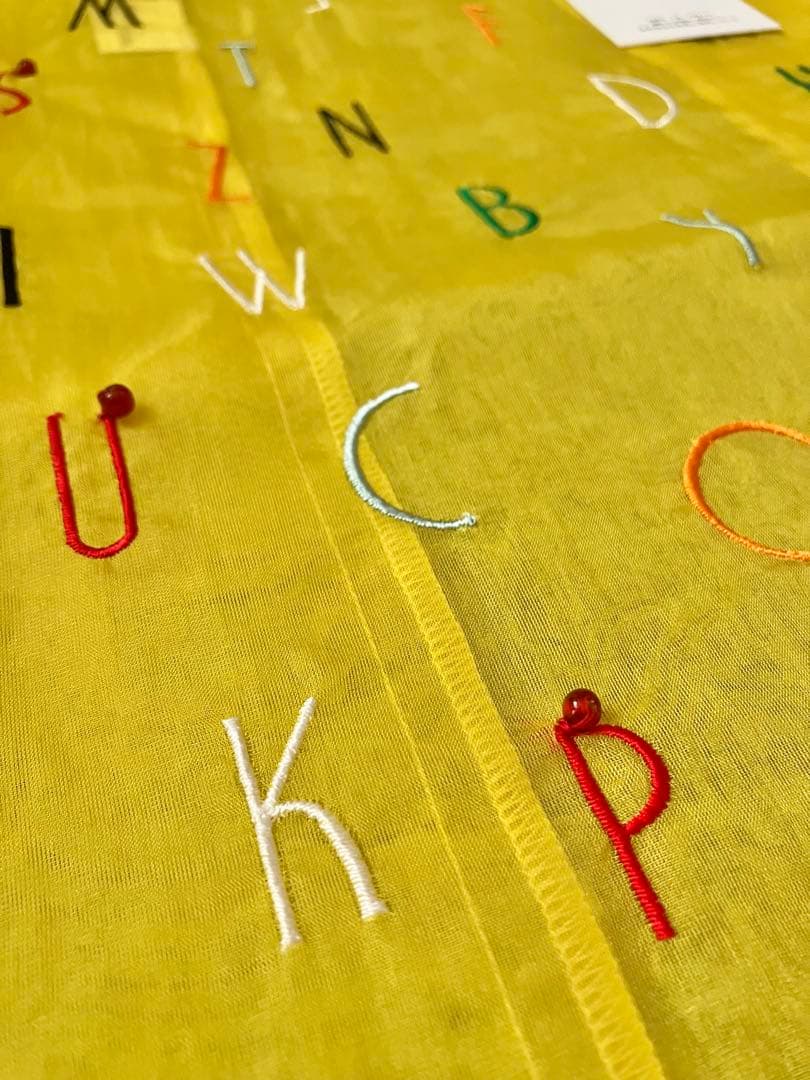 スーパーエーマーケット別注　ブリジットタナカ　　オーガンジーバッグ　エコバッグ