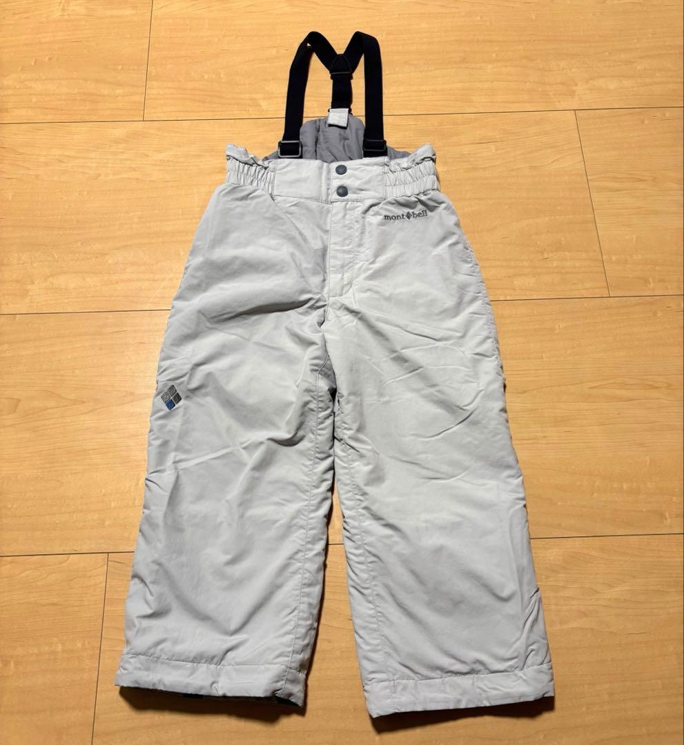 値下げ中【mont-bell】スノーウェア ジャケット&パンツセット 110cm
