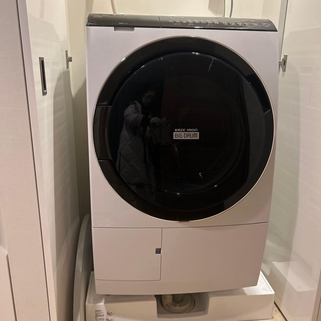 みみ(無言取引○)日立◆ドラム式洗濯乾燥機 洗濯11kg乾燥6kg