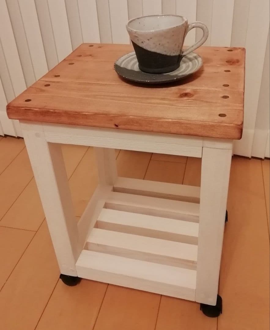 キャリアローテーブル/センターテーブル/メープル【送料無料】