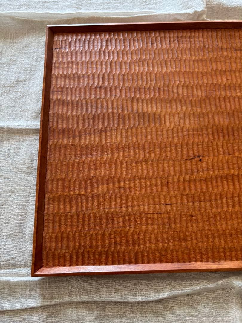 高塚和則　一人膳（大）　はちのす彫り