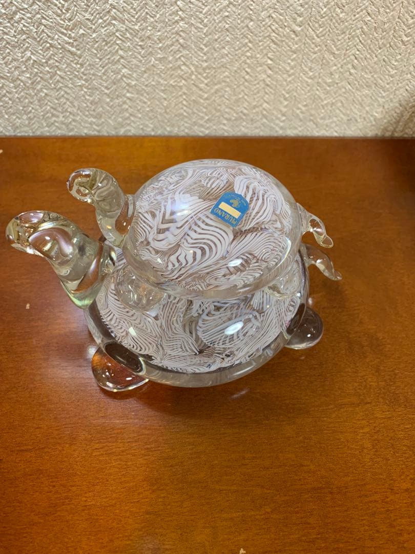 MURANOムラーノ親子亀　インテリア　ベネチアングラス　イタリア製