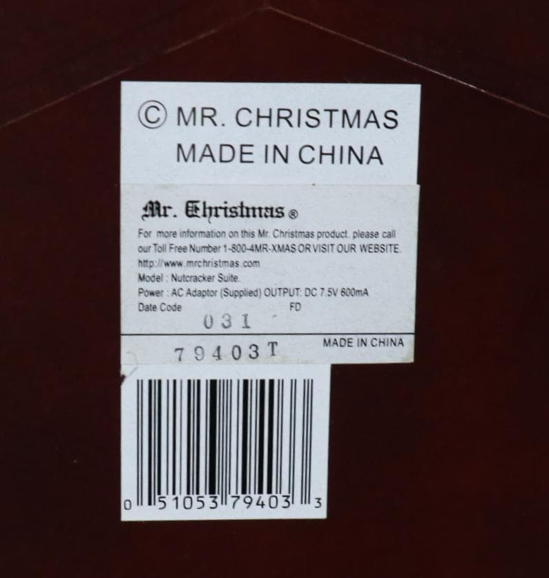 ミスタ－クリスマス　オルゴール　くるみ割り人形組曲　ミュージカル　バレエシアター