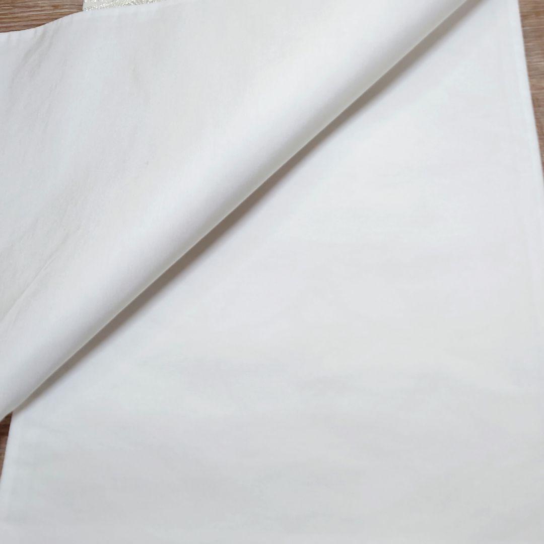 袋帯　白銀　七宝　スッキリ　リーズナブル　お仕立て込み