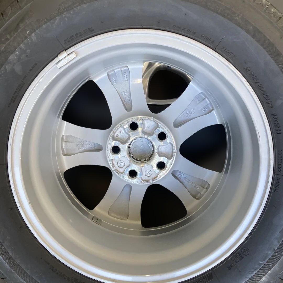 ハリアー80系純正ホイール、ブリヂストン ALENZA 17インチ タイヤセット