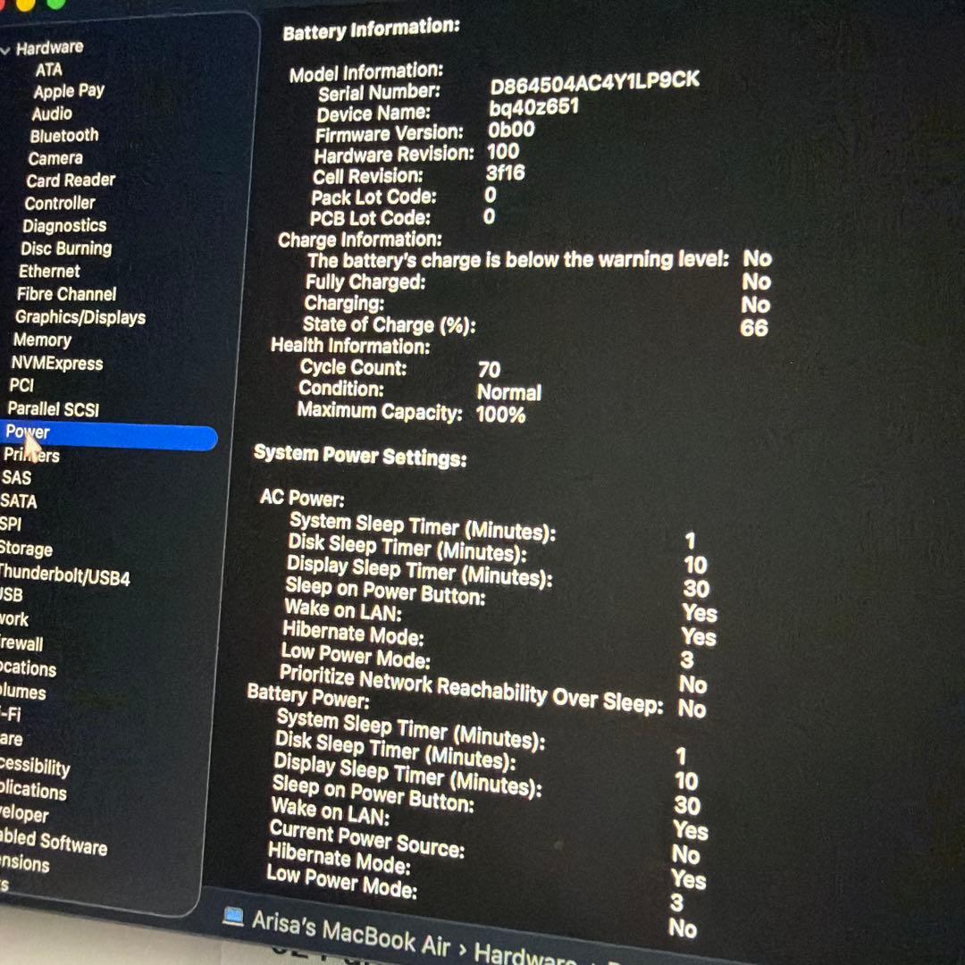 MacBook本体 Apple MacBook Air M3 15inch 256gb