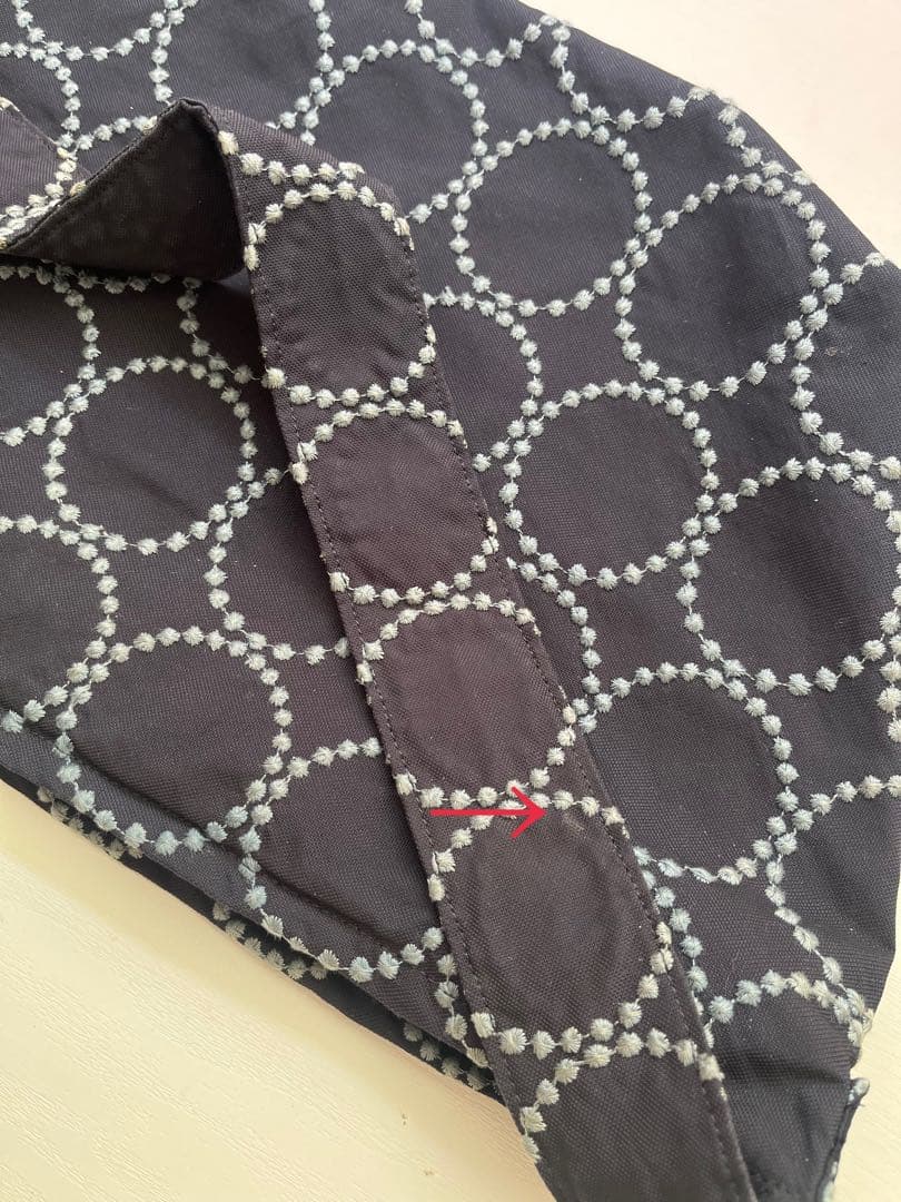 ミナペルホネン ショルダーバッグ 小tambourine タンバリンネイビー