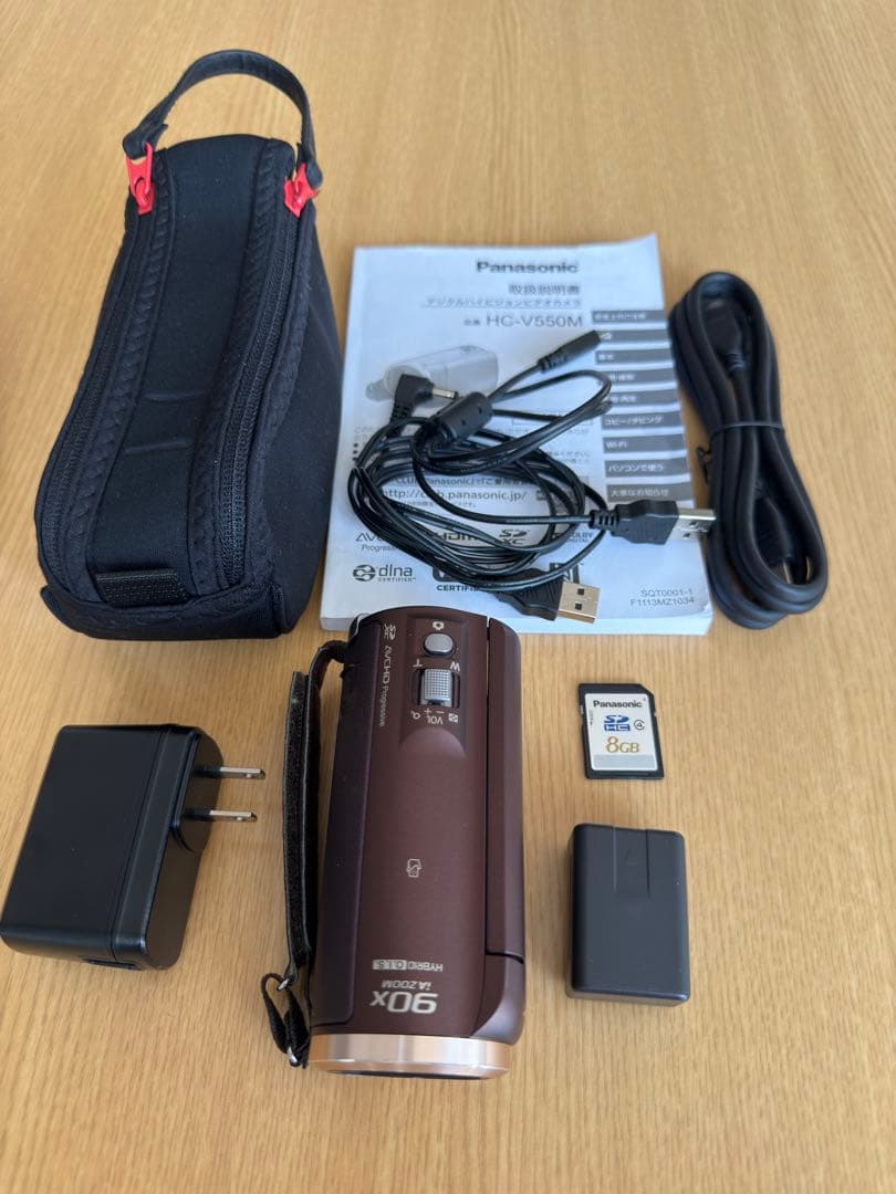 Panasonic ビデオカメラ HC-V550M ブラウン