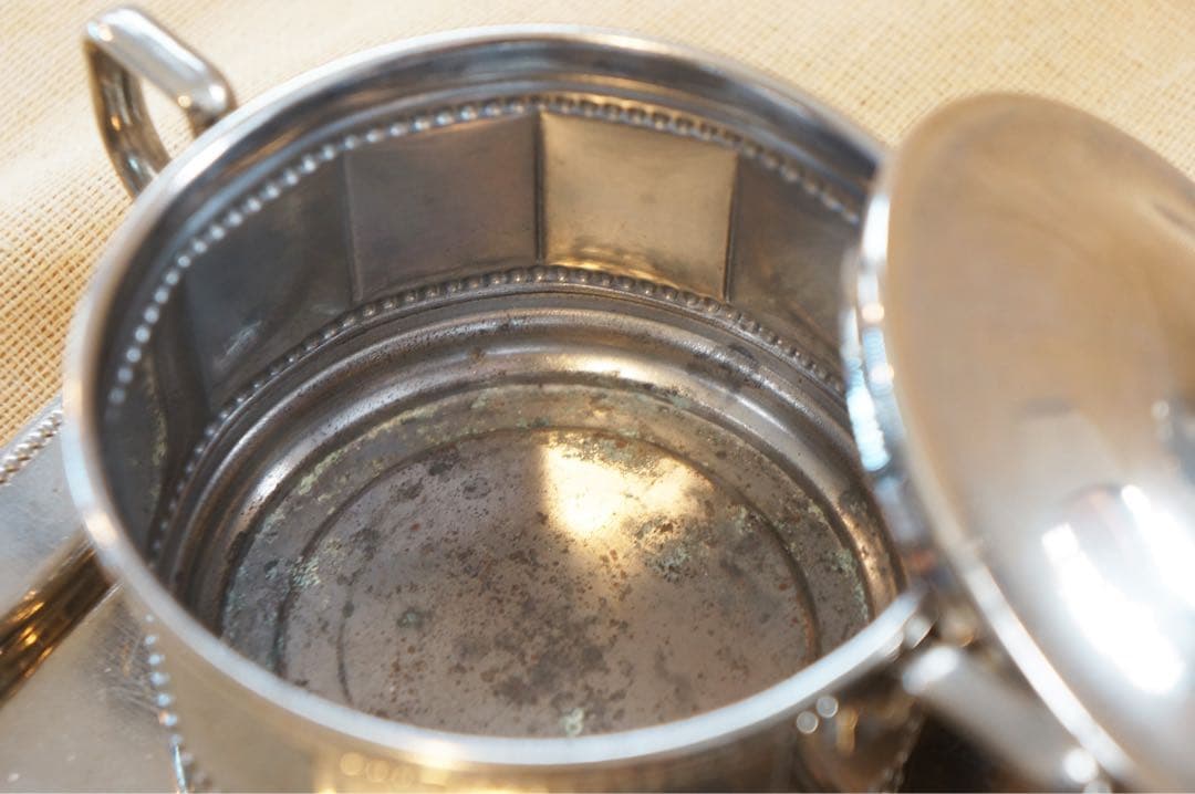 アンティーク　シルバープレート　ティーセット