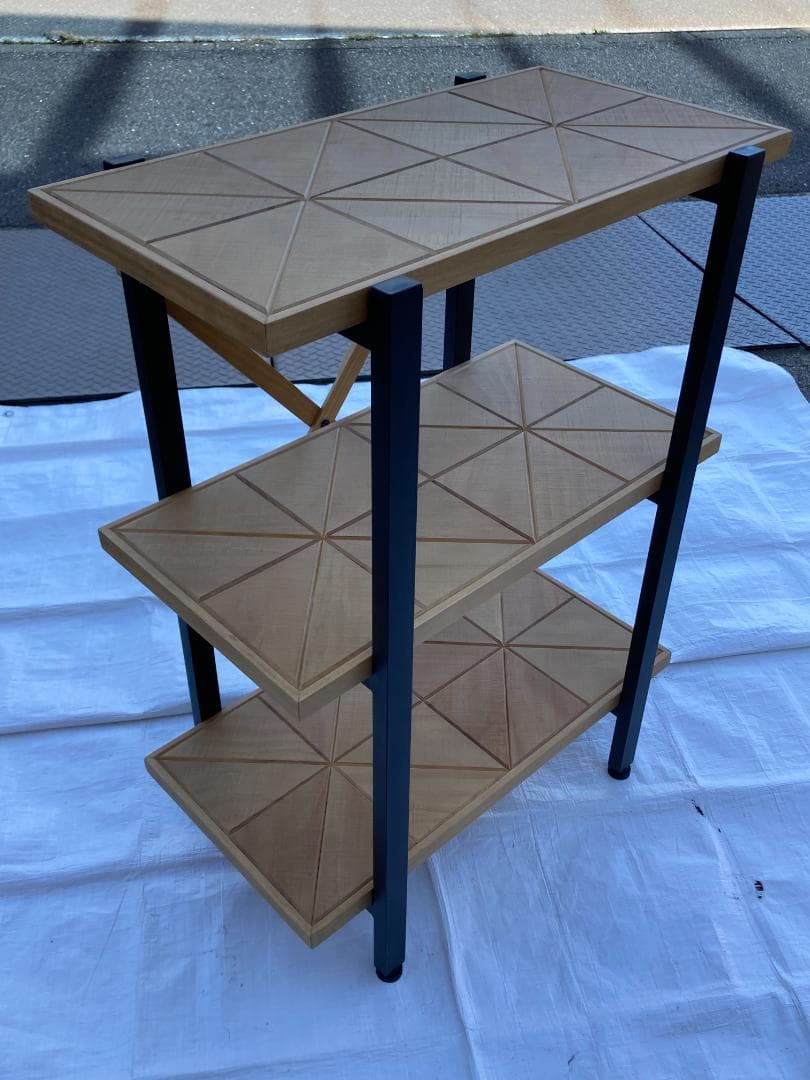 愛知岐阜/送料無料★美品★KALEIDO 3段ラック幅60 KAOR-60-D3