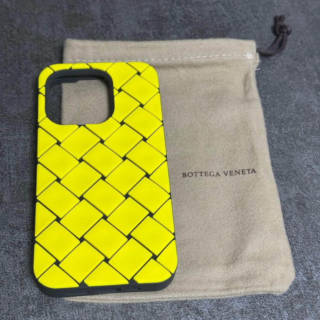 iPhone14pro ケース Bottega イエロー ブラック グリーン