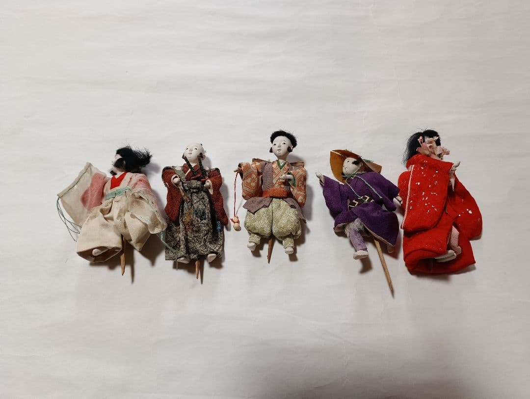 小さな市松人形達