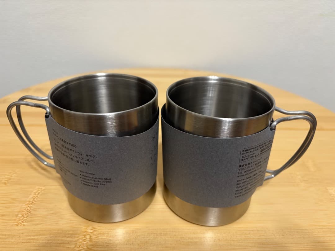 【非売品】スノーピーク ステンレス真空ダブルウォール300マグ　２個セット