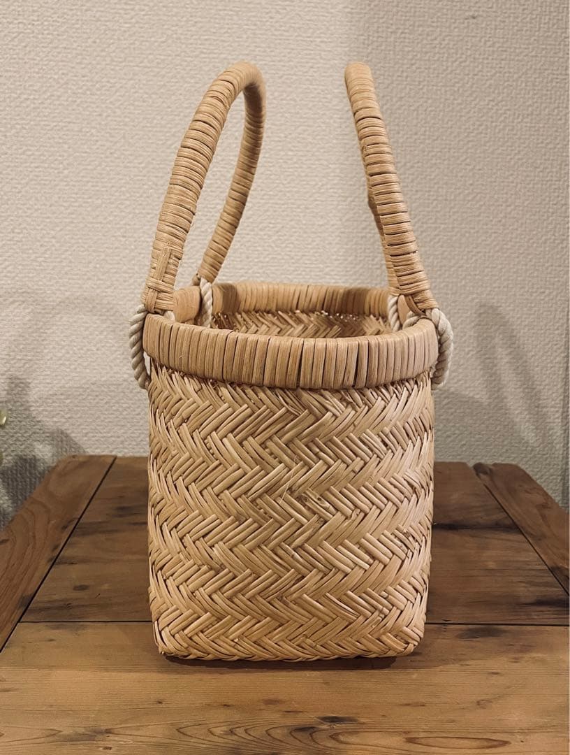 鳥越竹細工 かごバッグ