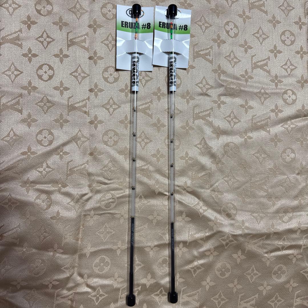 クリーク穂先エルザ #8 ワカサギ竿 2本セット2025福島限定品、