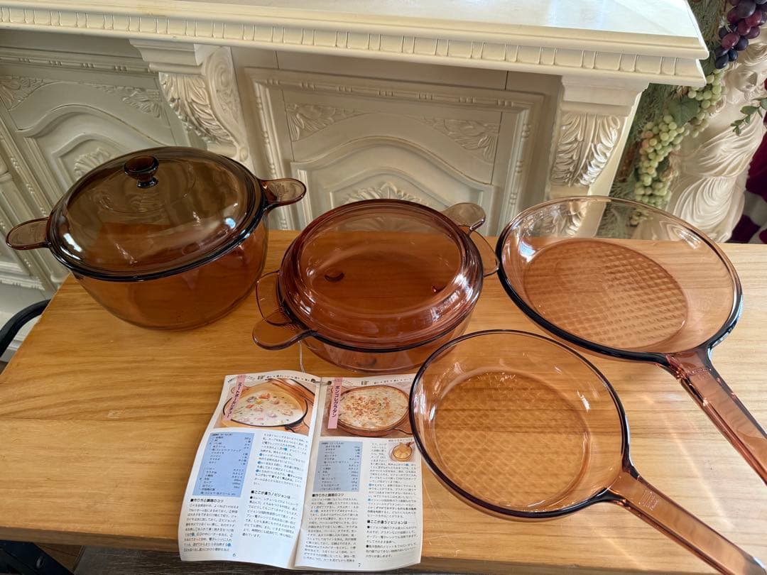 本日のみ Vision テーブルビジョン卓上鍋・両手鍋フライパン5点セット