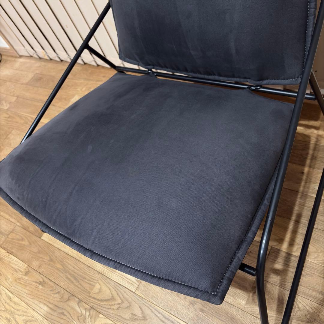 【廃盤】IKEA VILLSTAD チェア シングルソファ 限定品 1人掛け 黒