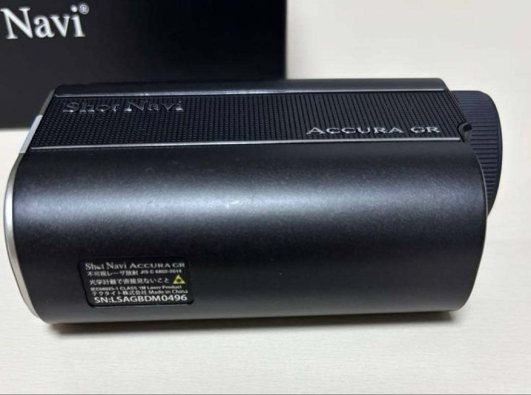 Shot Navi Accura GR ゴルフ用距離計 黒